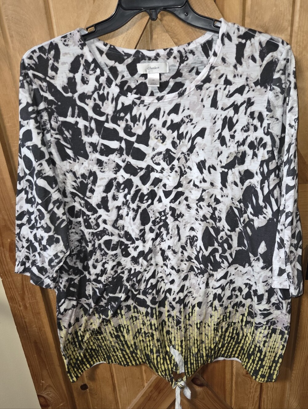 CJ Banks Womens Plus Size Top..3X